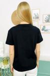 144764 B Yaka Baskili Tshirt